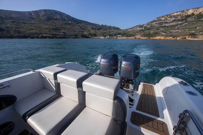 2 hour Private Boat Adventure Tour of Comino and Blue Lagoon - Santa Maria Bay and the quieter side of Comino