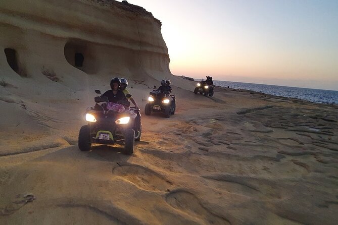 All Inclusive Blue Lagoon & Sunset Quad Tour in Gozo - Xewkija gives you a first look at Gozo