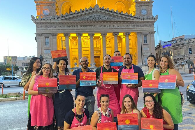 Art Experience with Wine - Guidance without pressure to paint perfectly
