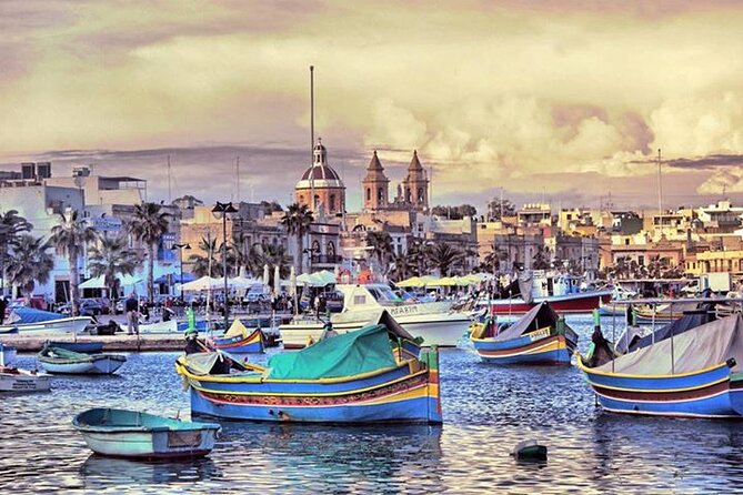 Blue Grotto and Sunday Market at Marsaxlokk Fishing Village Tour - Marsaxlokk on Sunday: fishing boats and market stalls