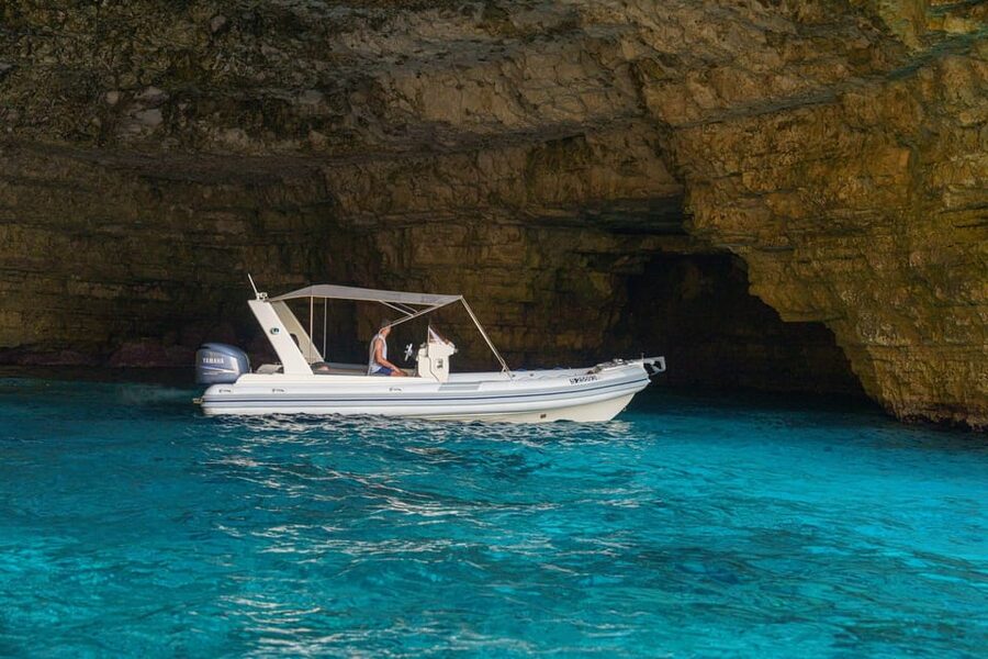 Blue Lagoon, Crystal Lagoon & Comino Caves Private Boat Tour - Blue Lagoon is famous for good reason
