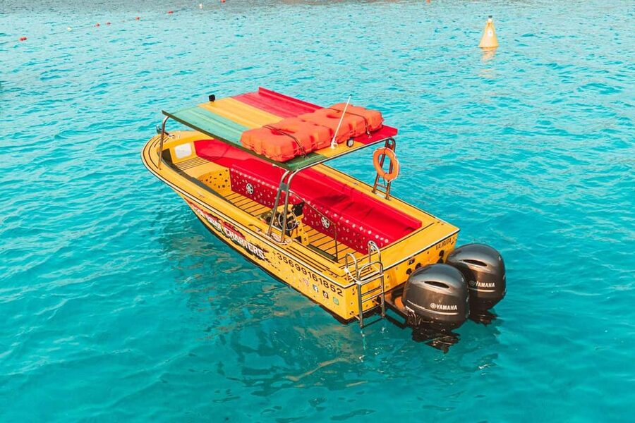Blue Lagoon:Malta Crystal Lagoon, Comino,Private Speedboat - What comes with the boat