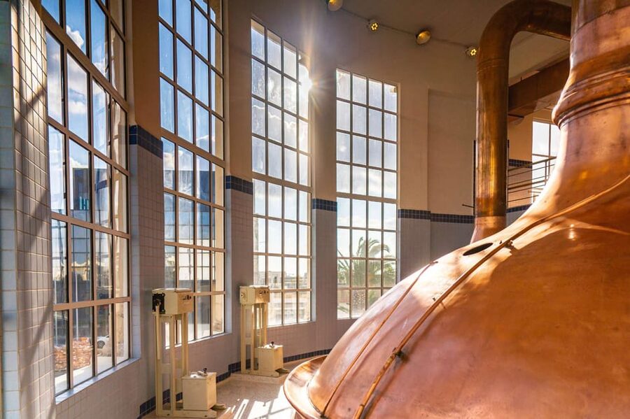 Brewery Experience with Beer Tasting and Optional Transport - Malt stores, open vats, and copper brewing vessels