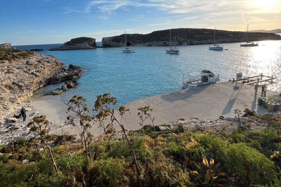 Cirkewwa/Mgarr: Blue and Crystal Lagoon Private Boat Charter - The Blue Lagoon without the big-boat routine