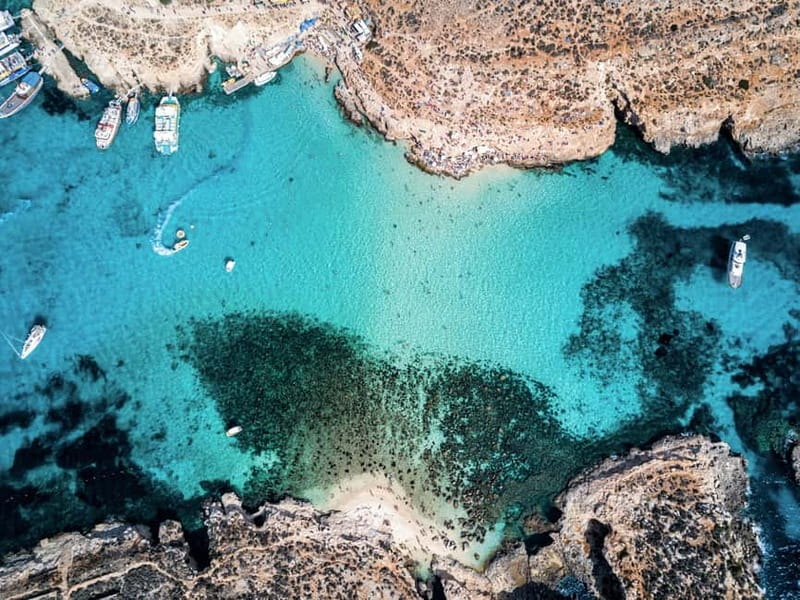 Coastal Ferry Cruise to The Blue Lagoon (Comino Island) - Passing through Mġarr Harbour in Gozo