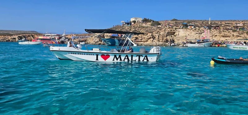 comino and blue lagoon private boat - Snorkeling, swimming, and optional extras