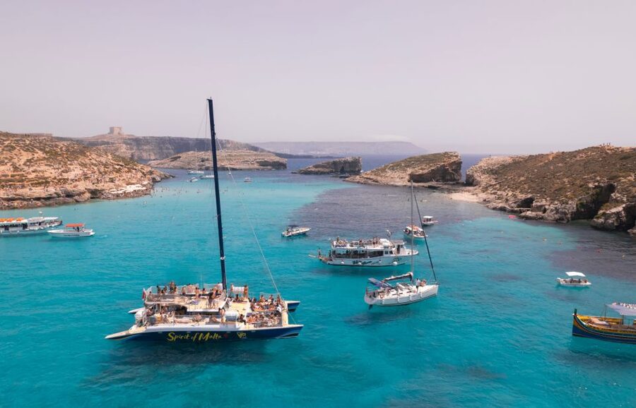 Comino: Blue Lagoon Catamaran Cruise with Lunch and Open Bar - Setting out from Sliema at 10:30am