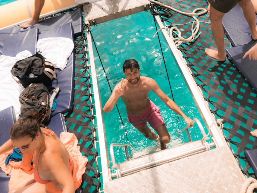 Comino: Blue Lagoon Catamaran Cruise with Lunch and Open Bar - Swimming in Comino’s clear bays
