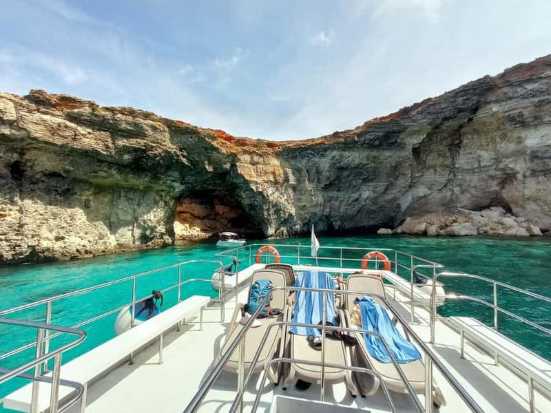 Comino Blue Lagoon & Crystal Lagoon - 3 Bay Cruise - Ħalfa Rock, a quieter final swim