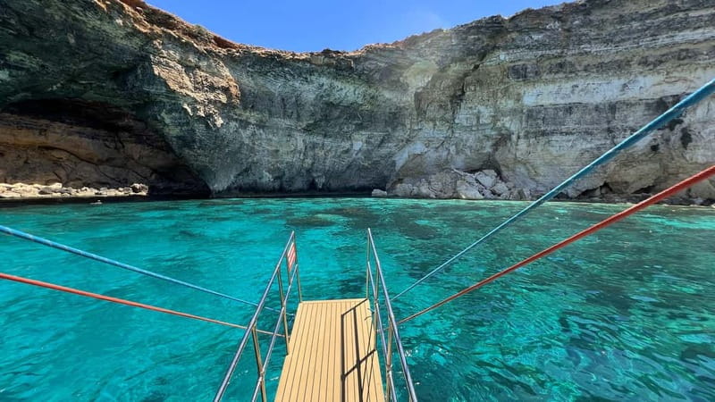Comino Blue Lagoon & Crystal Lagoon - 3 Bay Cruise - What the boat is really like for six hours