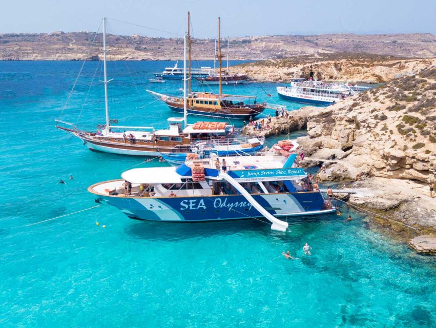 Comino: Blue Lagoon, Crystal Lagoon, and Seacaves Tour - Leaving Bugibba for Comino’s northern coast