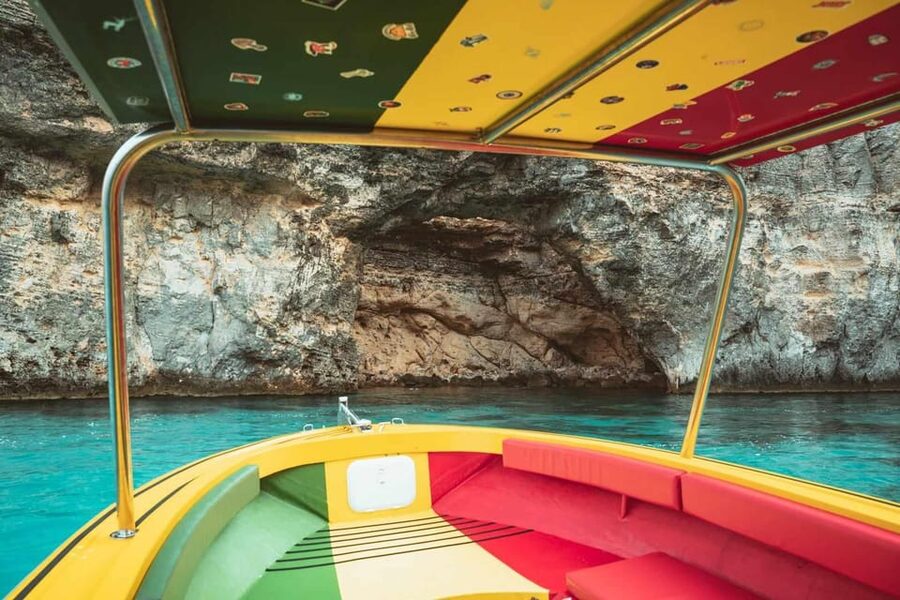 Comino:Blue Lagoon,Crystal Lagoon,Caves, Private Boat Malta - Blue Lagoon: famous water and limited quiet