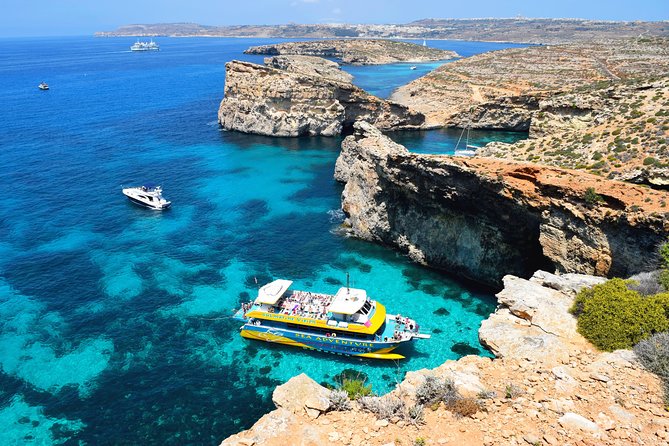 Comino Island: including Blue Lagoon, Crystal Lagoon & sea caves - The boat facilities make the price easier to justify