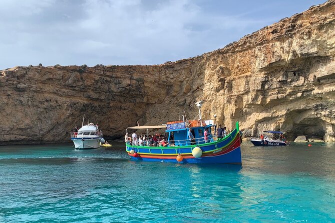 Comino Private Boat with Snorkeling and Cave Sightseeing - Santa Maria Caves offer the day’s most unusual swim