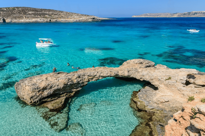 Daylong Delight - Trips in Malta, Daħlet Qorrot & Comino - Crystal Lagoon and Comino’s caves