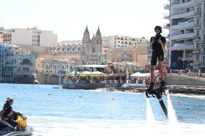 Flyboard Full Flight (30min) - Flying above Spinola Bay
