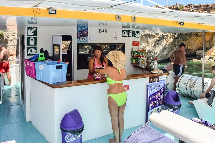 From Bugibba: Blue Lagoon Afternoon Swim with Sunset Cruise - Crystal Lagoon: the short stop worth prioritizing