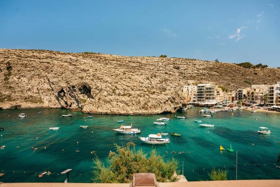From Malta: Gozo & Comino Quad Bike & Boat Tour with Lunch - Sannap Cliffs and the first big views