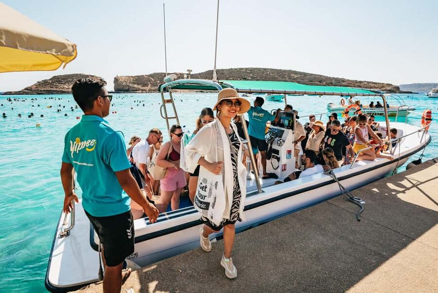 From Malta: Gozo & Comino Quad Bike & Boat Tour with Lunch - A Gozitan lunch in Sannat