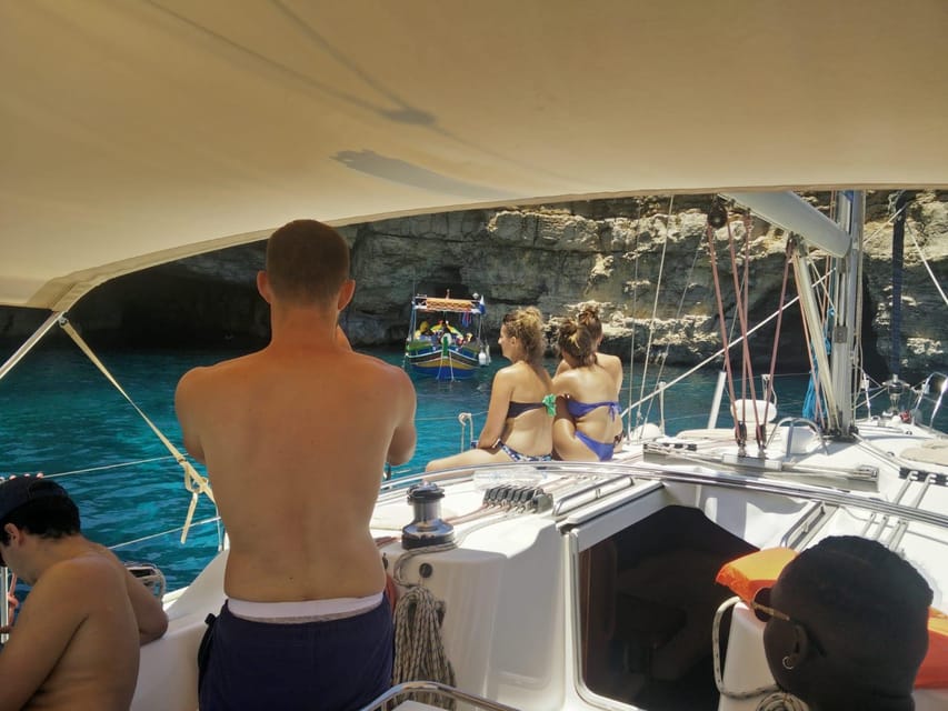 From Marsamxett: Maltese Islands Private Yacht Charter - Who will enjoy this day most?
