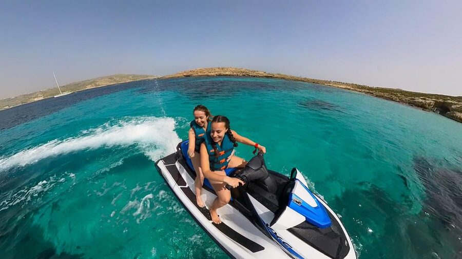 From Mellieħa: Comino, Blue Lagoon, and Gozo Jet Ski Tour - Crystal Lagoon, caves, and Santa Marija Bay