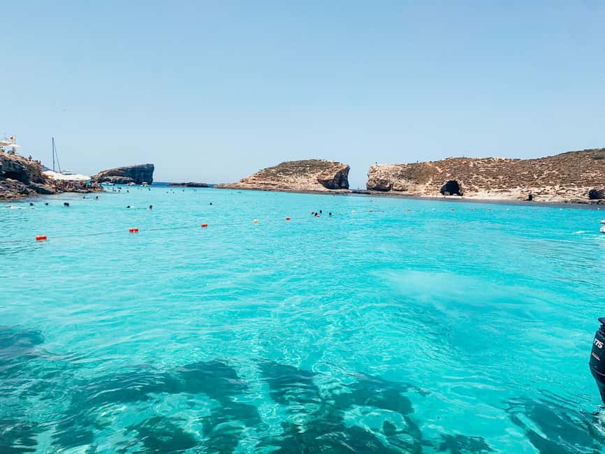 From Sliema: Comino & Blue Lagoon Trip - Including Boat Ride - Meeting at Sliema and getting on the road