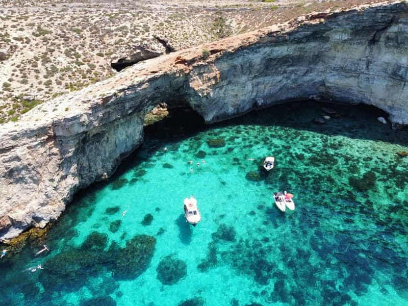 From Sliema: Comino, Crystal Lagoon, and Blue Lagoon Cruise - From Sliema to Malta’s northern coast
