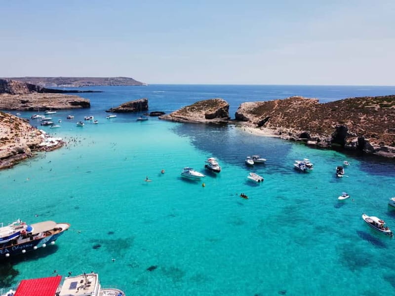 From Sliema: Comino, Crystal Lagoon, and Blue Lagoon Cruise - Mgarr Harbour: a quick look at Gozo
