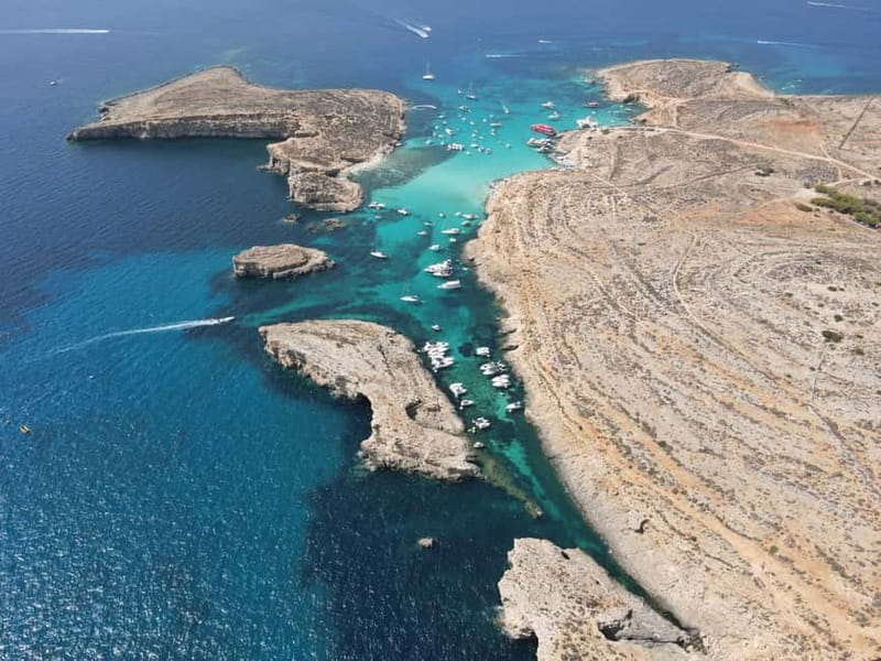 From Sliema: Comino, Crystal Lagoon, and Blue Lagoon Cruise - The Crystal Lagoon stop, May through October
