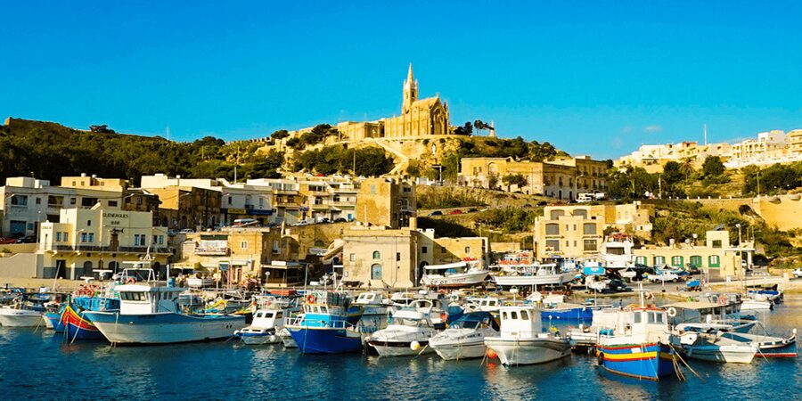 From Valetta: Catamaran Tour with Hop-On, Hop-Off Gozo Tour - The open-top bus gives Gozo its proper scale