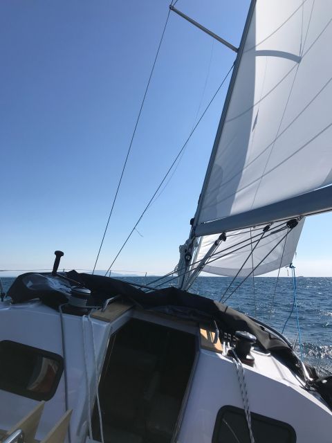 From Valletta: Full Day Private Charter on a Sailing Yacht - Crystal Lagoon for a shorter swim and photo stop
