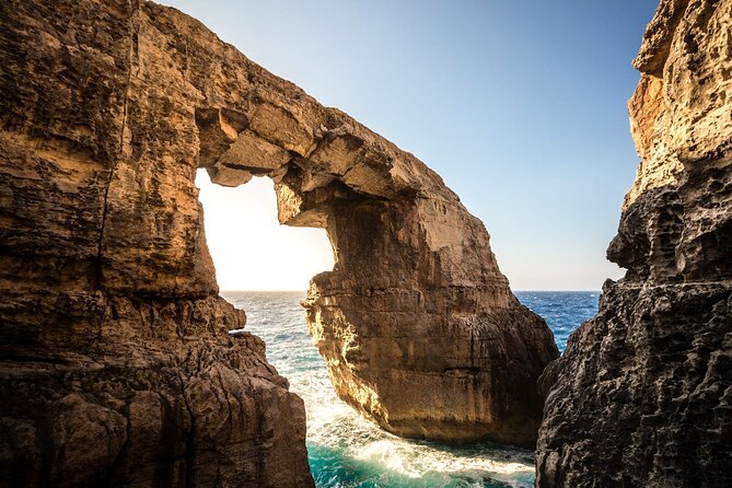 Gozo 4x4 Chauffeured Buggy Tour with Lunch and Transport - Salt pans, a stone window, and the northern coast
