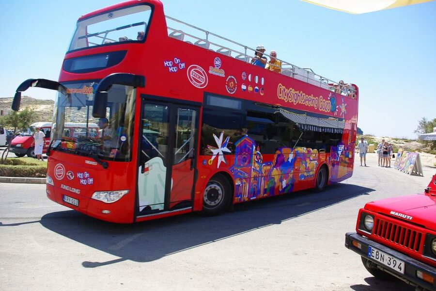 Gozo: City Sightseeing Hop-On Hop-Off Bus Tour - Mgarr Harbor and the first look at Gozo