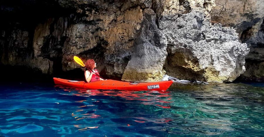 Gozo: Comino and Blue Lagoon Guided Kayaking Adventure - Starting at Hondoq Bay in Gozo