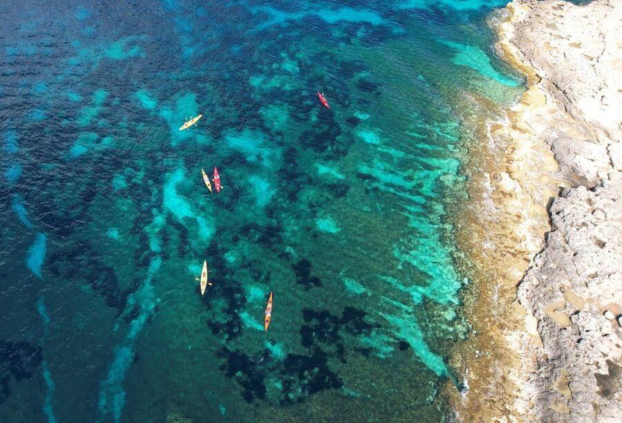 Gozo: Comino and Blue Lagoon Guided Kayaking Adventure - Getting comfortable in the kayak