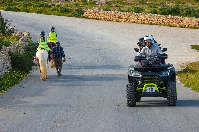 Gozo Quad Bike Day Tour - All-inclusive + Blue Lagoon - Xwejni Salt Pans, Qbajjar, and Marsalforn