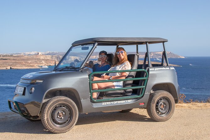 Gozo Self Drive E Jeep Tour - All Inclusive - Sanap Cliffs and the view across the water