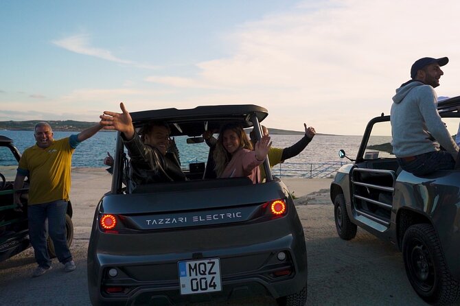 Gozo Self Drive E Jeep Tour - All Inclusive - Pickup, ferry travel, and the morning wait