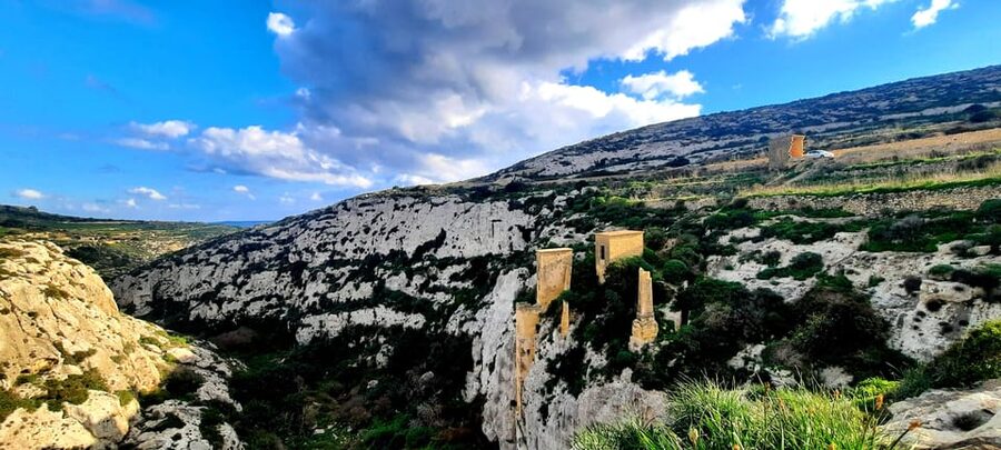 Gozo Unveiled: Guided Hiking in Gozo - South East - Mgarr ix-Xini valley, caves, and the old pumping station