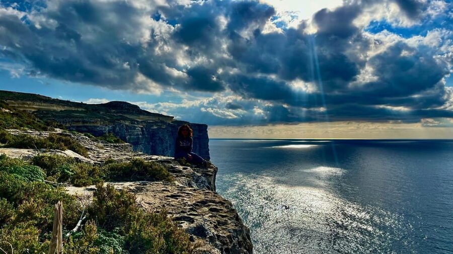 Gozo Unveiled: Guided Hiking in Gozo - The West - Xlendi Bay from above