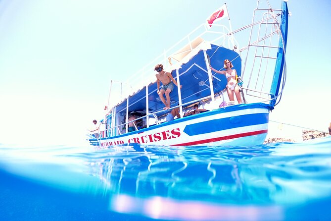 Gozo with bus including Blue Lagoon Comino & Sea Caves - Leaving Bugibba and passing St. Paul’s Island