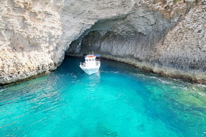 Half Day Blue Lagoon, Comino, Gozo and Malta Private Boat Trip - Santa Maria Caves and the final swim