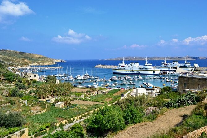 Half Day Malta Tour to Gozo Comino and Blue Lagoon Caves - Gozo Harbour and the Northern Coast