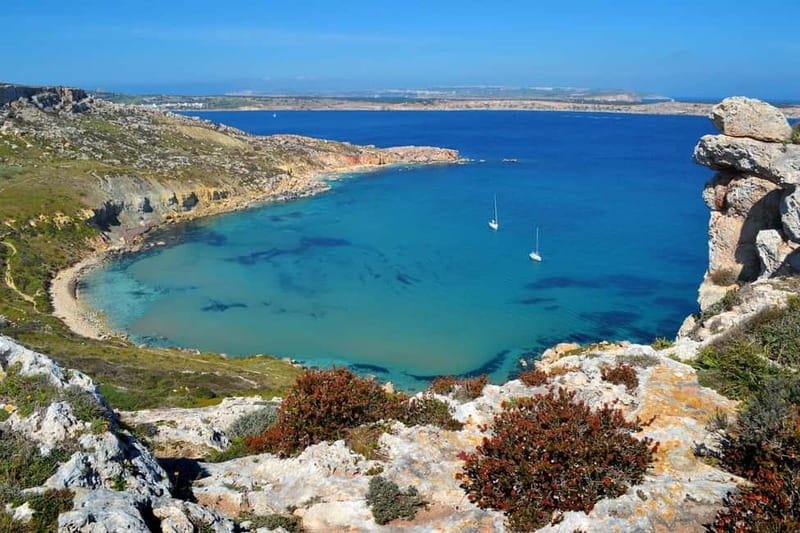 Malta: 3 Bay Cruise to Selmun Bay, Blue Lagoon and Gozo - Selmun Bay, or Imgiebah Bay, for the First Swim