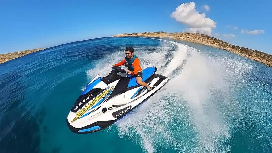 Malta 30 Minutes Jet Ski Rental / Hire - 2024 Yamaha VX - Starting beside Cirkewwa Port
