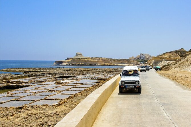 Malta: Around Comino Cruise and Gozo Jeep Tour with Lunch - Xagħra and the uncertain Calypso Cave visit