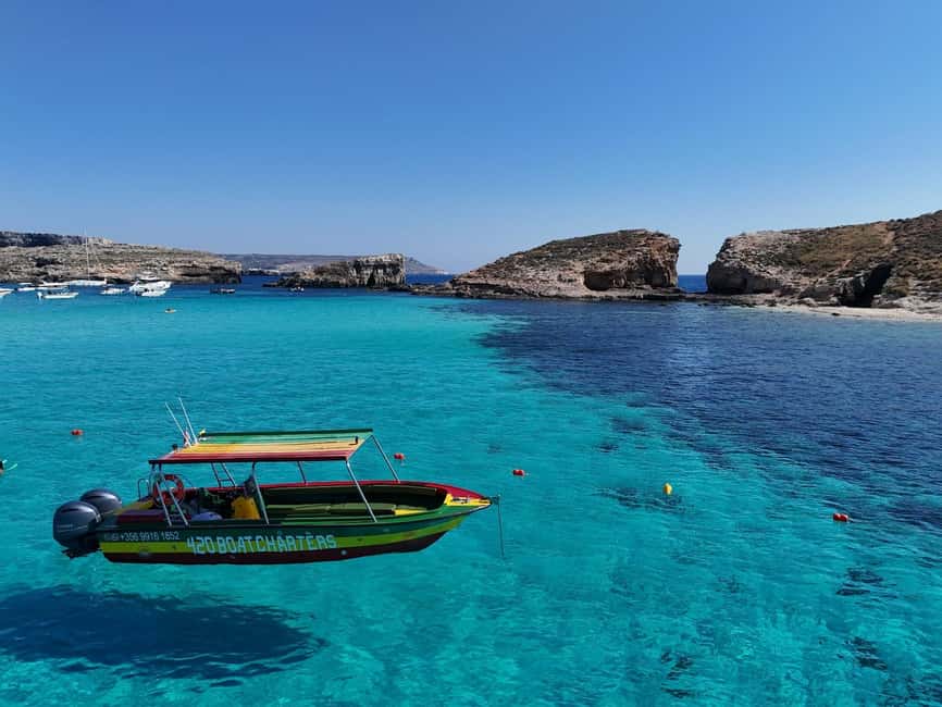 Malta: Blue Lagoon, Caves & around Comino Private Speedboat - Setting out from Cirkewwa