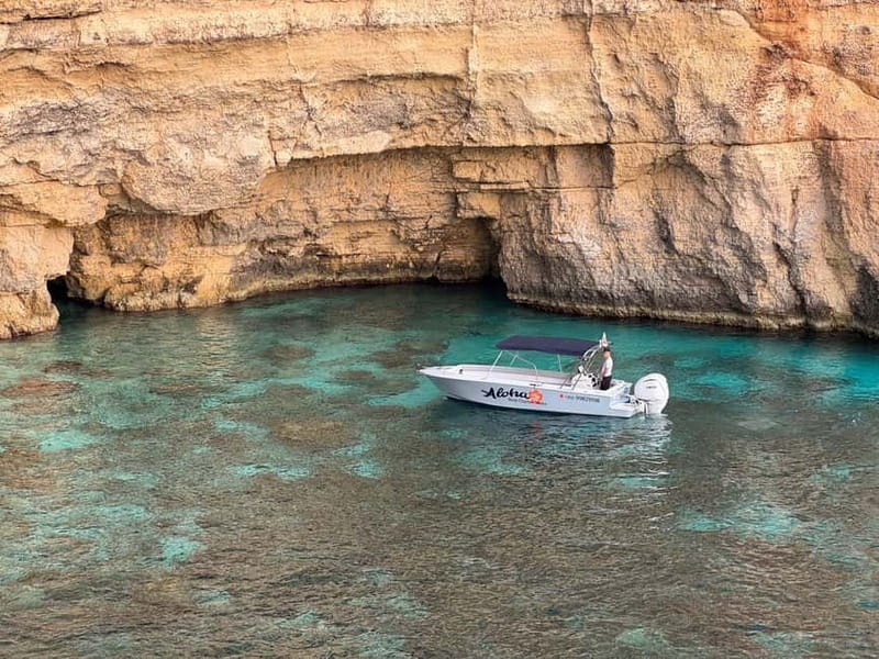 Malta: Blue Lagoon, Caves, Comino & Gozo Private Boat Trip - Key points at a glance