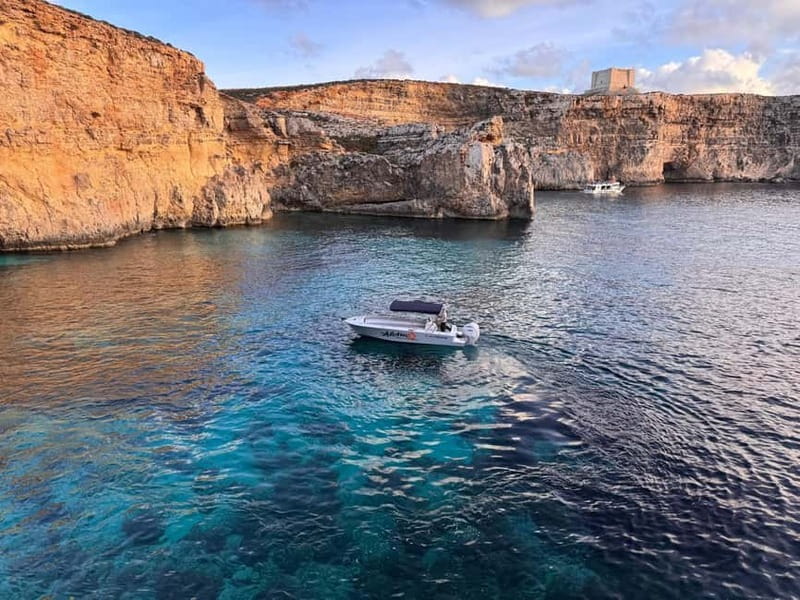 Malta: Blue Lagoon, Caves, Comino & Gozo Private Boat Trip - Santa Marija Caves by boat