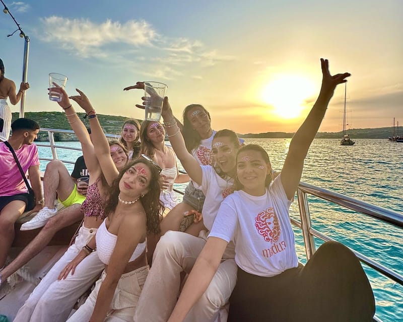 Malta: Boat Party to Blue Lagoon and Comino with Open Bar - Gozo by boat, with scenery instead of a long stop